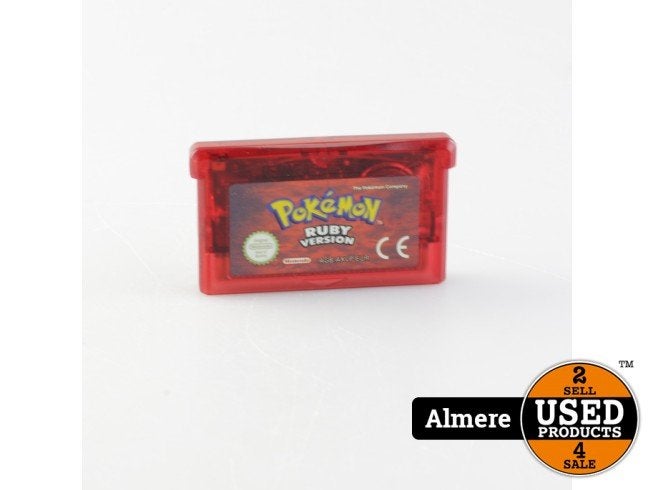 Nintendo Game Boy Game: Pokemon Ruby Version Advance, Spelcomputers en Games, Nintendo, Zo goed als nieuw, Support@nintendo.com
