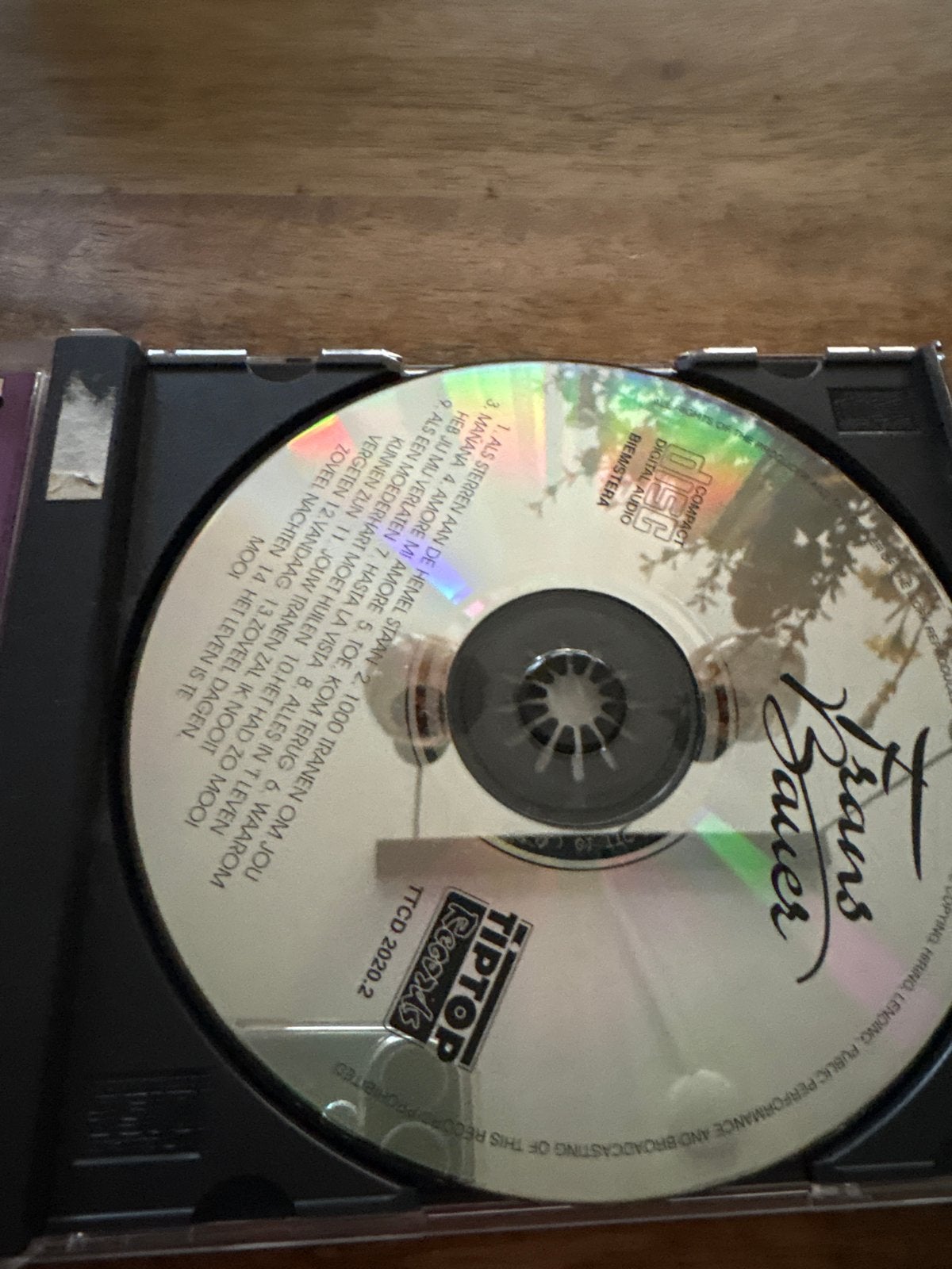 Frans Bauer CD - Tiptop Records, Gebruikt, Verzenden, Levenslied of Smartlap, Inclusief doosje