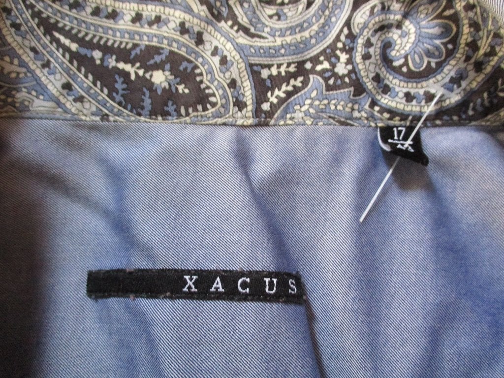 Xacus, size 43, Kleding | Heren, Overhemden, Zo goed als nieuw, Halswijdte 43/44 (XL), Xacus, Verzenden