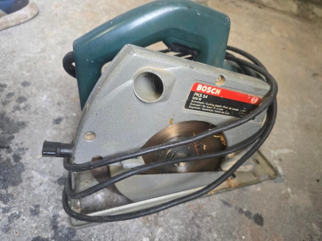Bosch PKS 54 Cirkelzaag 900W - 5000 tpm, Ophalen, Gebruikt, Cirkelzaag, 600 tot 1200 watt