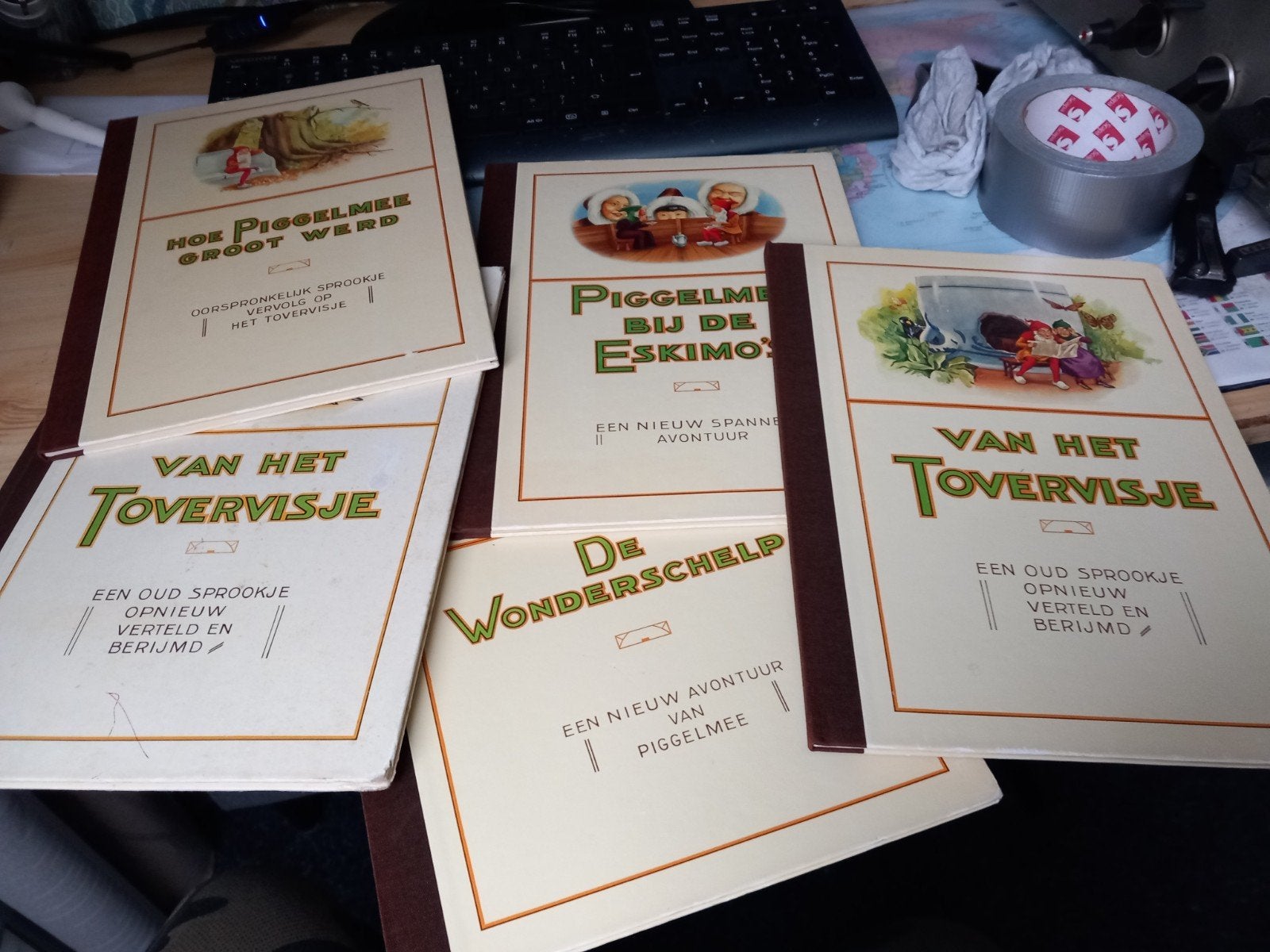 Vintage Piggelmee Sprookjesboeken - 5delige set, Ophalen of Verzenden, Gelezen, Diverse auteurs