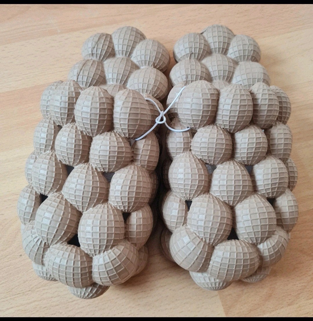 Massage bubble sloffen maat 39. Nieuw. Zool 24.8 cm, Bruin, Nieuw, Ophalen of Verzenden, Pantoffels of Sloffen