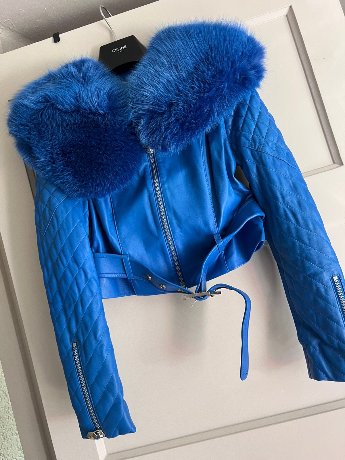 Philipp plein jas, Ophalen of Verzenden, Zo goed als nieuw, Maat 36 (S), Blauw