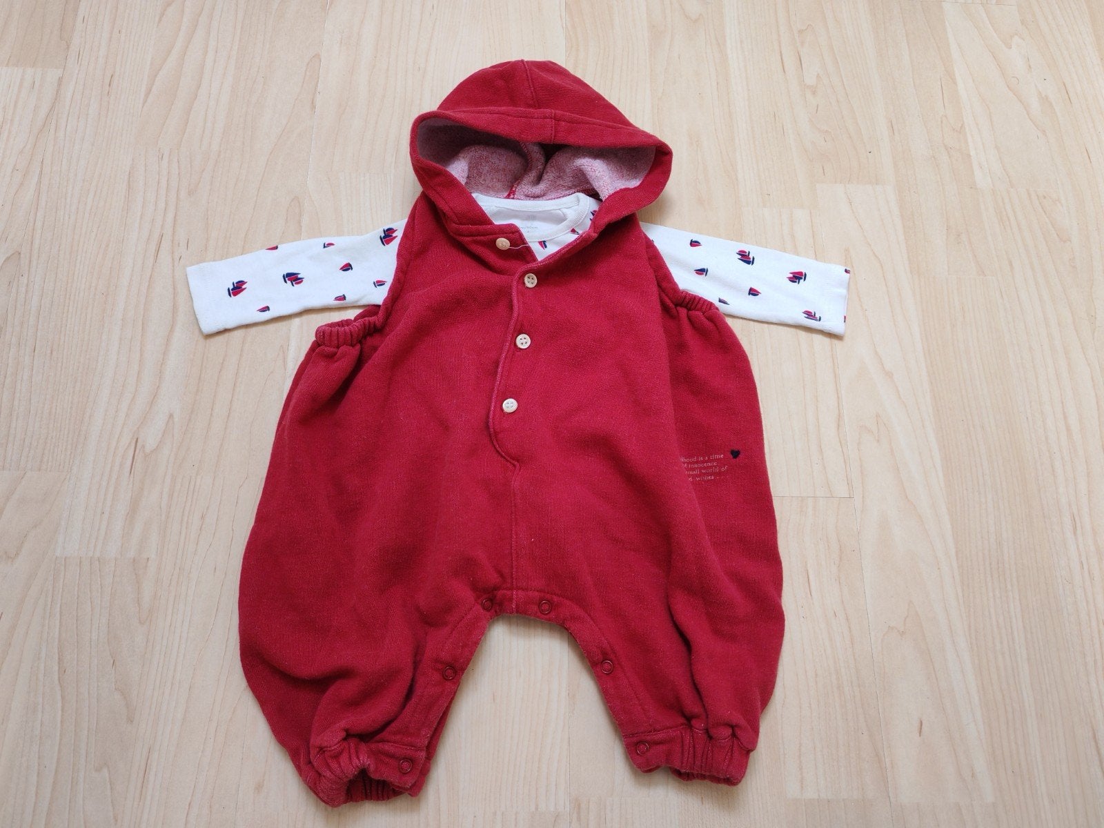 setje jumpsuit en rompertje van Petit Bateaux maat 62, Kinderen en Baby's, Zo goed als nieuw, Verzenden, Meisje, Petit Bateaux
