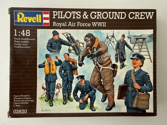 ROWASP OUTLET | Revell 1/48 02620 Personel RAF - INCOMPLEET, Gebruikt, Ophalen of Verzenden, Postbus 3029, 6802 DE  ARNHEM, 1:35 tot 1:50
