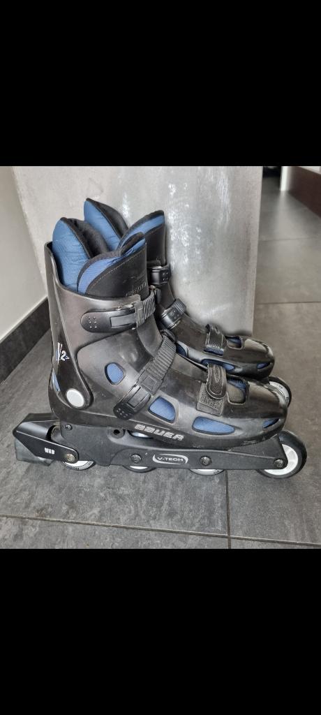 Bauer Velocity Skeelers, Sport en Fitness, Gebruikt, Bauer, Kinderen, Ophalen of Verzenden