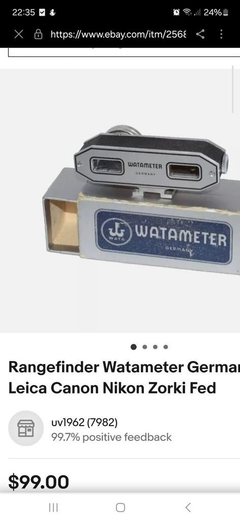Vintage wata meter super, Ophalen of Verzenden