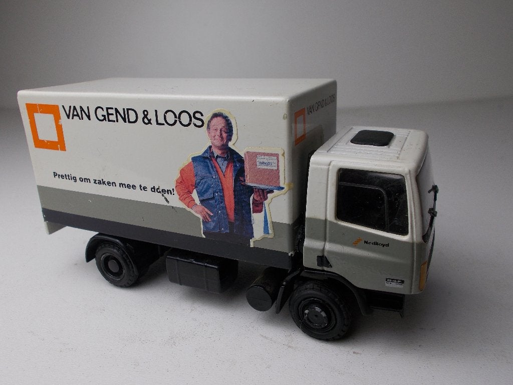 Vintage LION CAR (HOLLAND) DAF TRUCK "VAN GEND & LOOS" Igst, Ophalen of Verzenden, Zo goed als nieuw, Bus of Vrachtwagen, Lion Toys