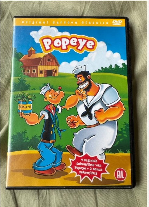 Dvd Popeye, Animatie, Ophalen of Verzenden, Zo goed als nieuw, Alle leeftijden