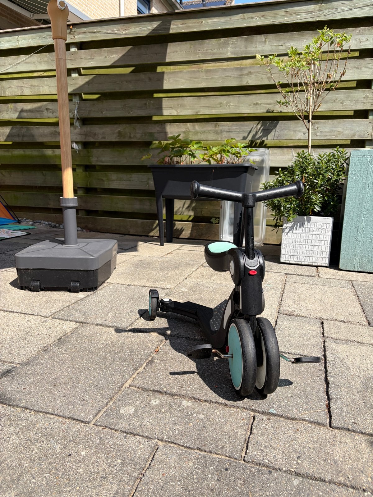 Billy 5-in-1 Scooter & Fiets Quince Blauw, Ophalen, Gebruikt, Gewone step