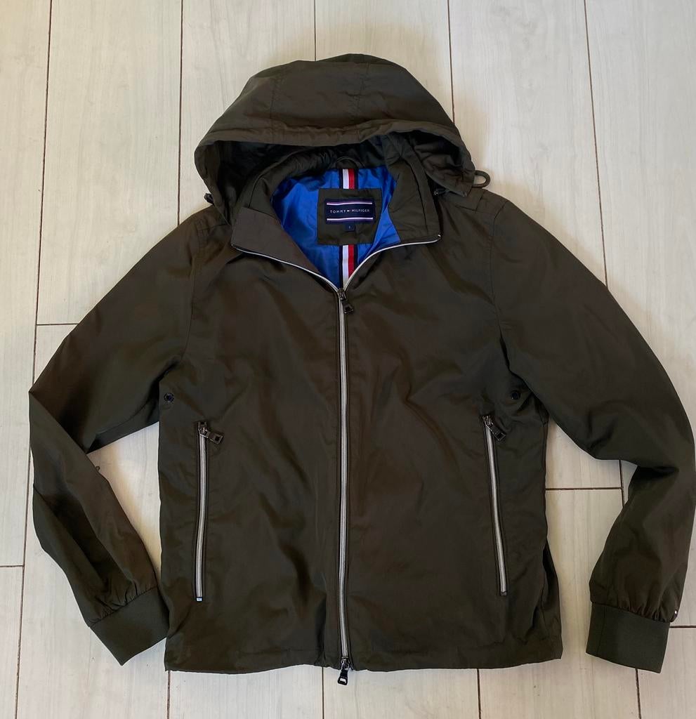 Tommy Hilfiger jas maat S, Ophalen of Verzenden, Zo goed als nieuw, Maat 46 (S) of kleiner, Groen