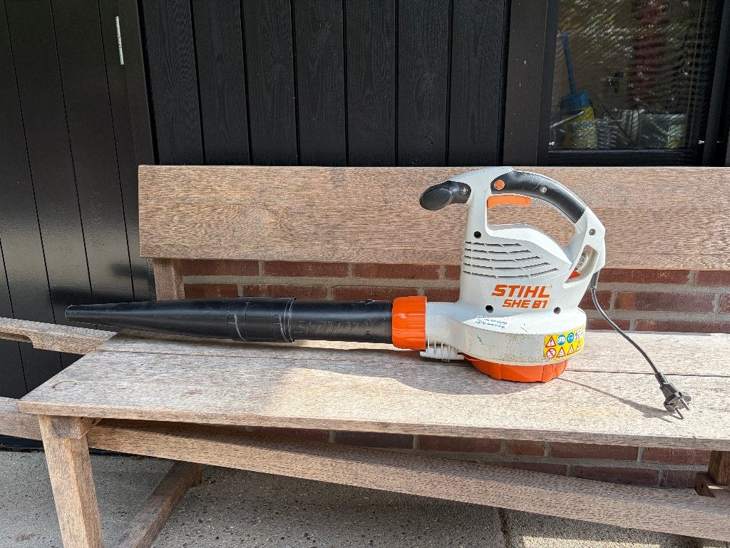 Te koop Stihl bladblazer/zuiger SHE 81, Tuin en Terras, Ophalen, Stihl, Gebruikt, Met opvangzak