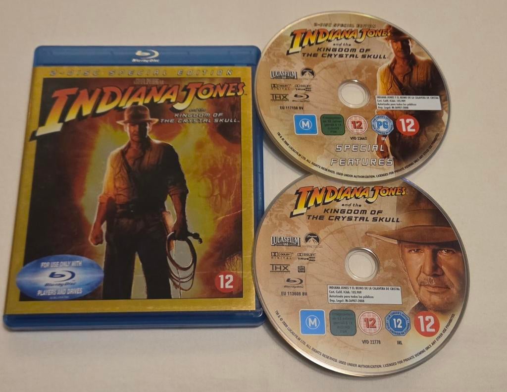 Indiana Jones And The Kingdom Of The Crystal Skull/Avontuur, Cd's en Dvd's, Blu-ray, Ophalen of Verzenden, Zo goed als nieuw, Actie