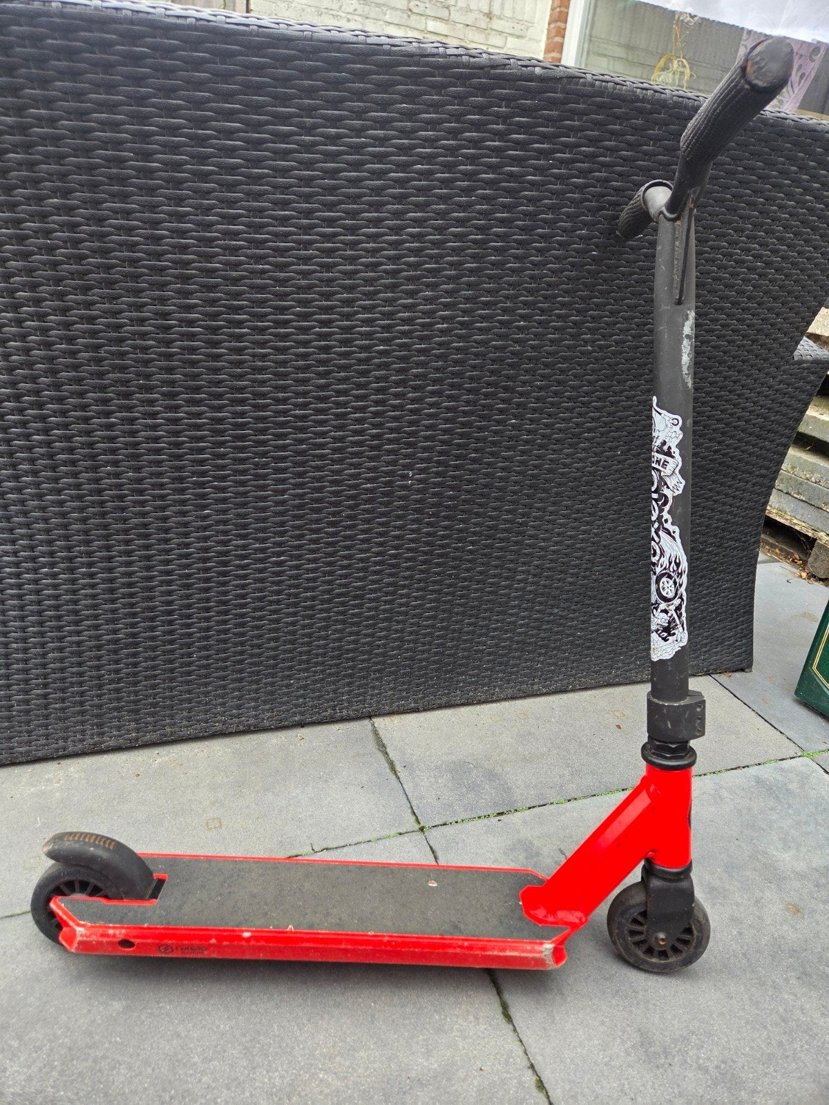 Stuntstep gratis af te halen (voorwiel moet vervangen), Fietsen en Brommers, Steps, Ophalen, Gebruikt, Gewone step