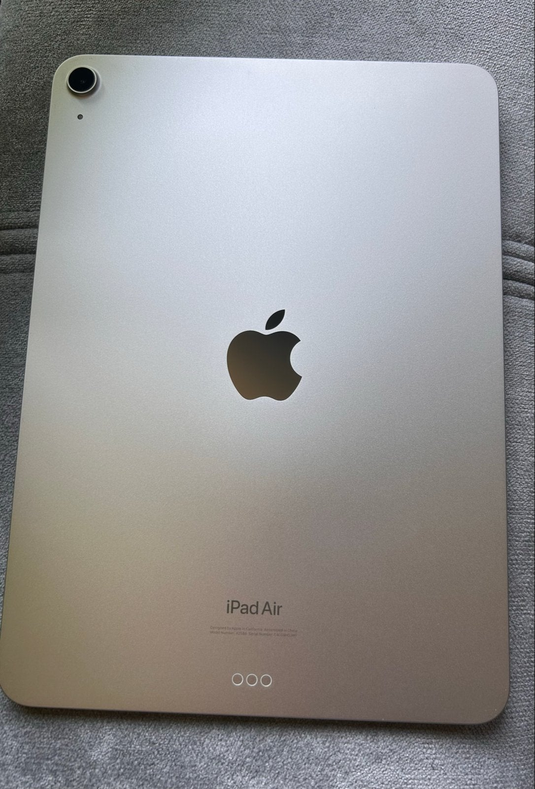 Apple iPad Air 5e generatie, Computers en Software, Apple iPads, Gebruikt, Apple iPad Air, Wi-Fi, 11 inch, 256 GB, Wit, Ophalen