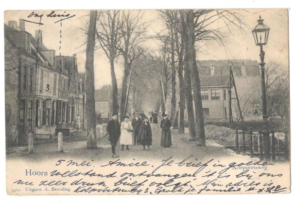 Hoorn-36  Koepoortsweg, Verzenden, Voor 1920, Ongelopen, Noord-Holland