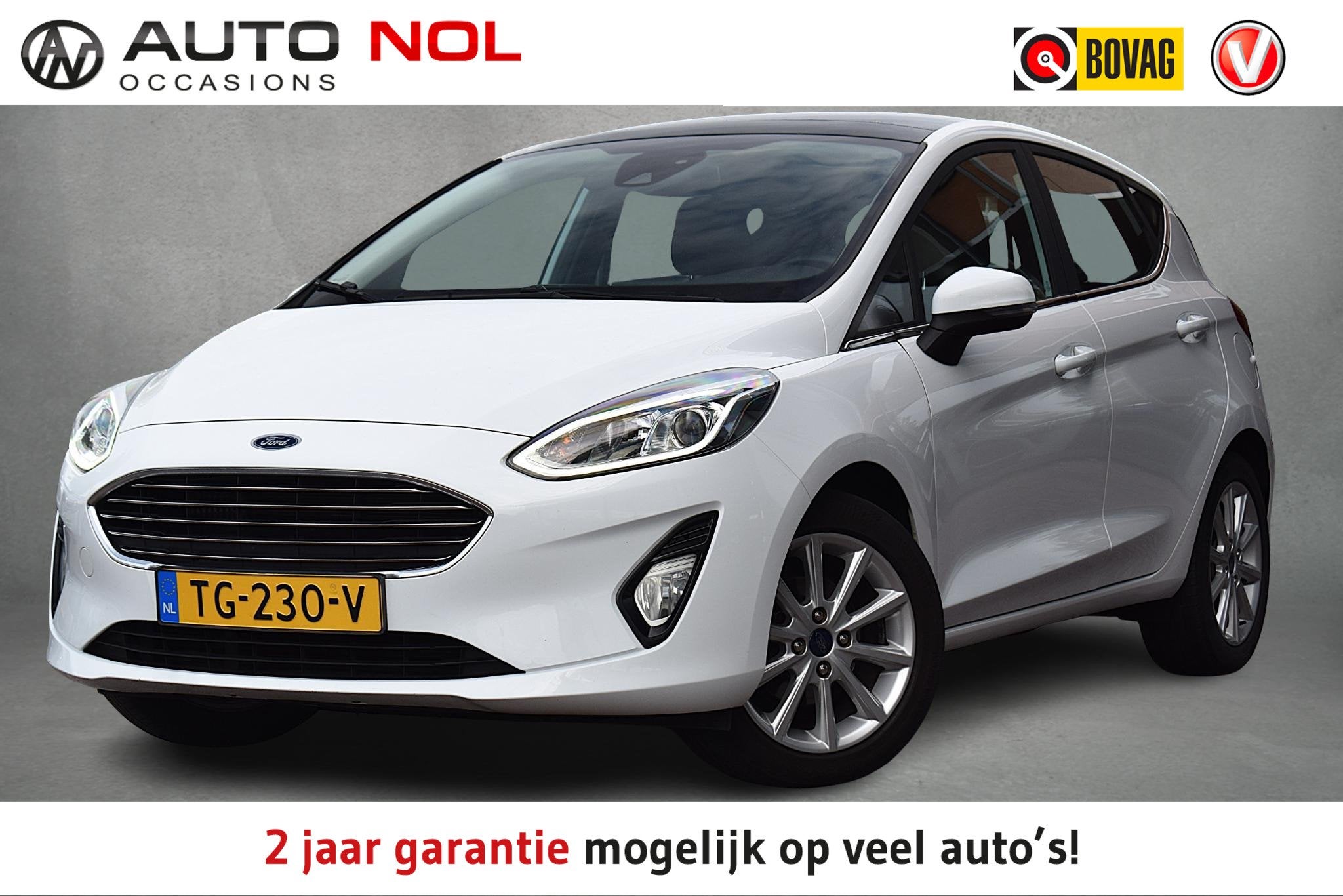Ford Fiesta 1.0 EcoBoost Titanium | Pano | Apple CarPlay | S, Start-stop-systeem, Gebruikt, Euro 6, Origineel Nederlands