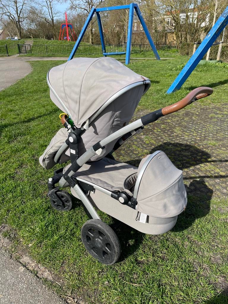 Joolz Geo 2 duo kinderwagen met 2xreiswieg en 2xzitje, Gebruikt, Combiwagen, Met reiswieg, Ophalen