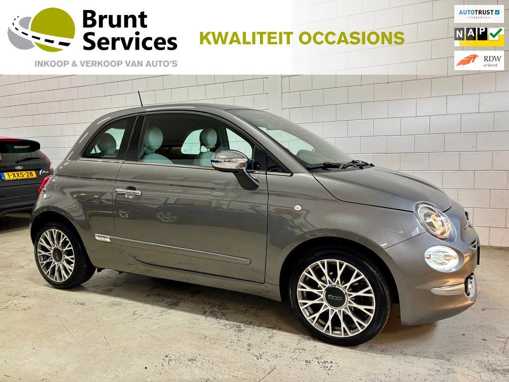 Fiat 500 1.2 Star Bj.20|Clima|Digidash|Leer|Pdc|Panodak|Navi, Voorwielaandrijving, 4 cilinders, Met garantie (alle), 4 stoelen
