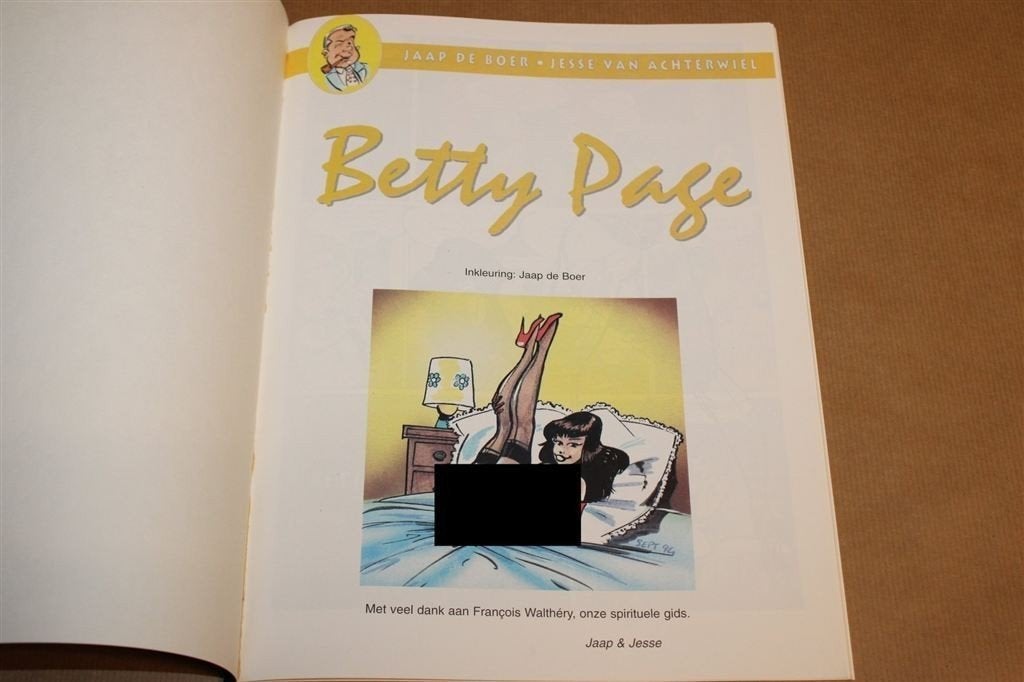 Betty Page — Erotisch Stripalbum 1995, Nieuwstaat, Eén stripboek, Ophalen of Verzenden, Zo goed als nieuw
