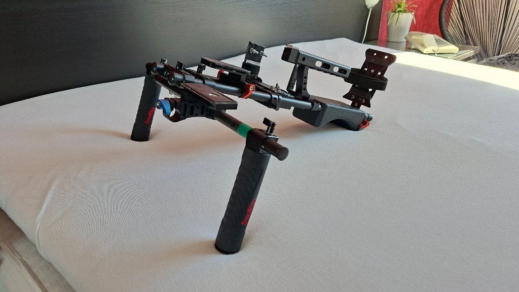 Camera rig met extra's., Ophalen, Zo goed als nieuw