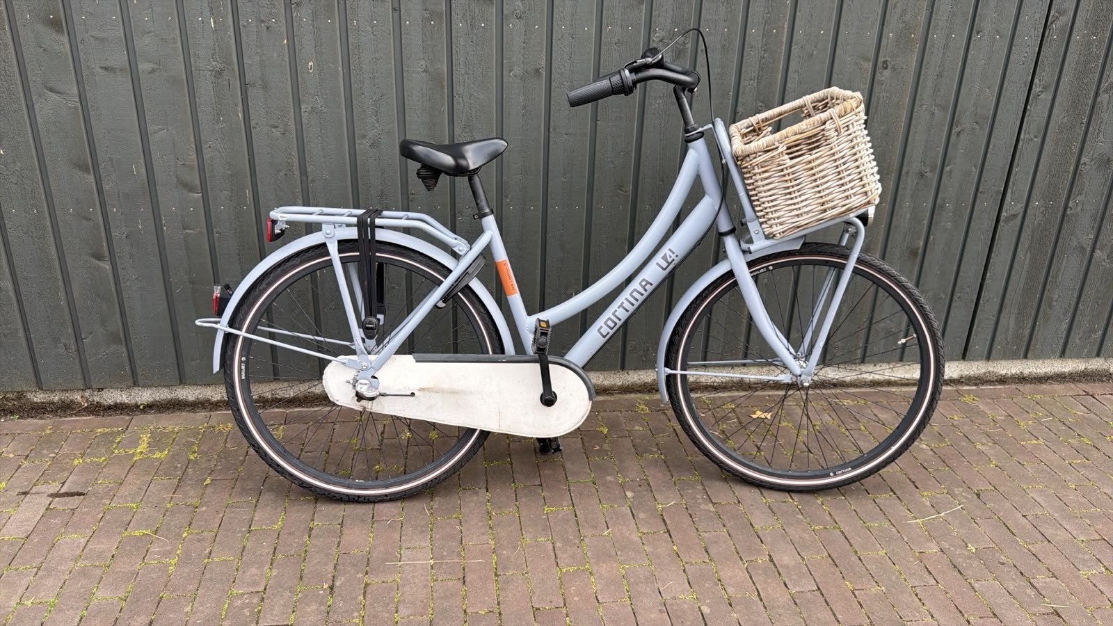 Cortina U4 Transportfiets meisjes 26 inch- Lichtblauw, Terugtraprem, Gebruikt, Versnellingen, 56 cm of meer