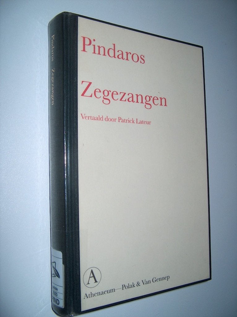 Pindaros - Zegezangen - Baskerville Serie, Gelezen, Ophalen of Verzenden, Pindaros, Eén auteur