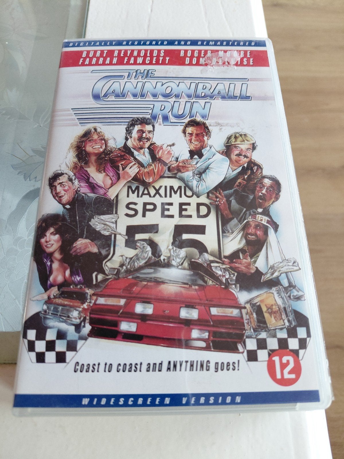 The Cannonball Run videoband., Vanaf 12 jaar, Ophalen of Verzenden, Gebruikt, Komedie