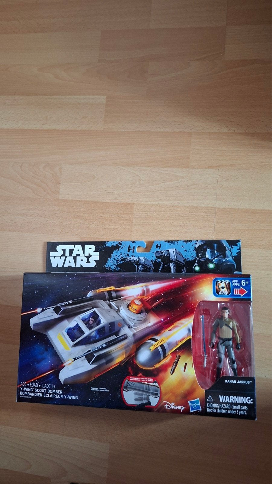 Star Wars Y-Wing Scout Bomber met Kanan Jarrus, Verzamelen, Ophalen of Verzenden, Nieuw, Actiefiguurtje