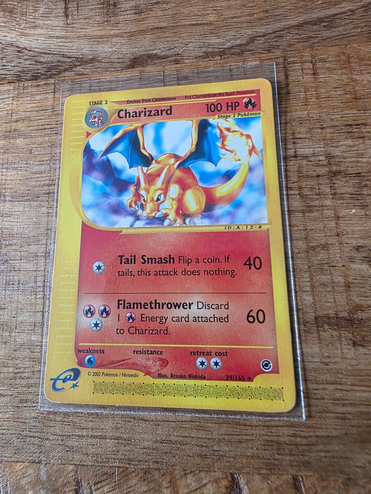 Charizard Expedition 39/165, Hobby en Vrije tijd, Verzenden, Gebruikt, Losse kaart