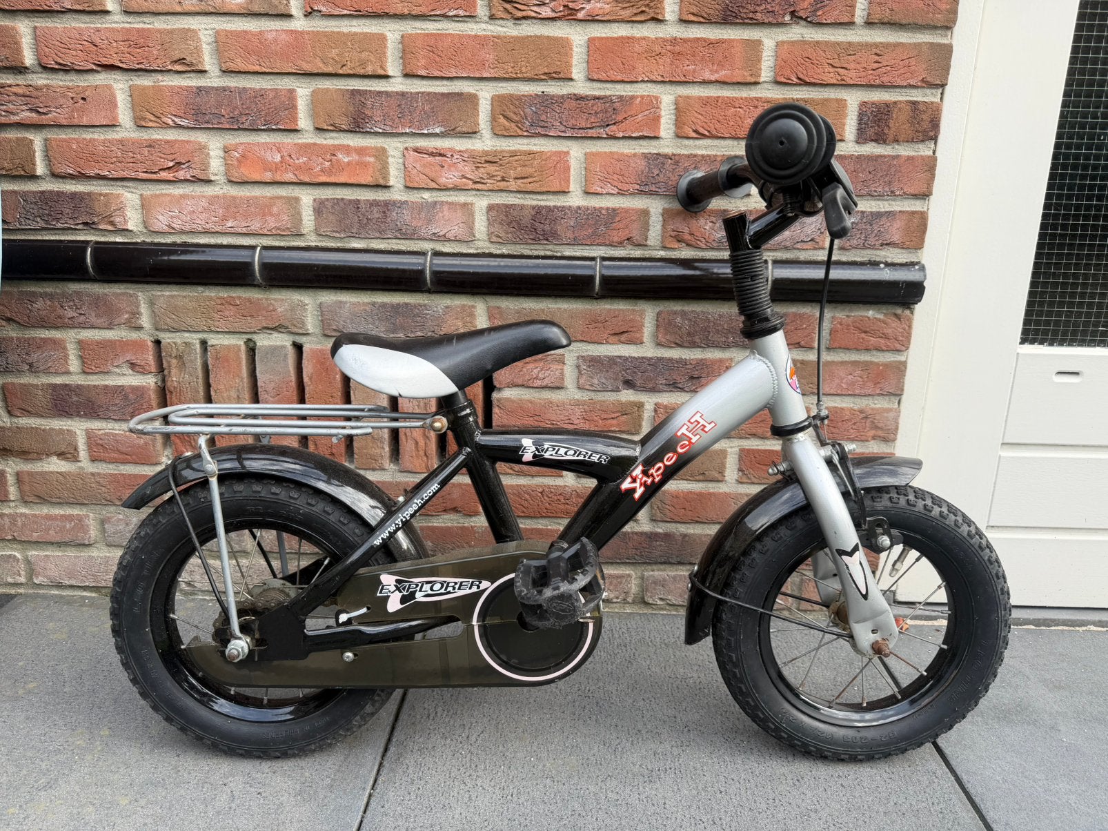Kinderfiets 12 inch Yipeeh (incl. zijwieltjes), Ophalen, Terugtraprem, Zijwieltjes, Gebruikt