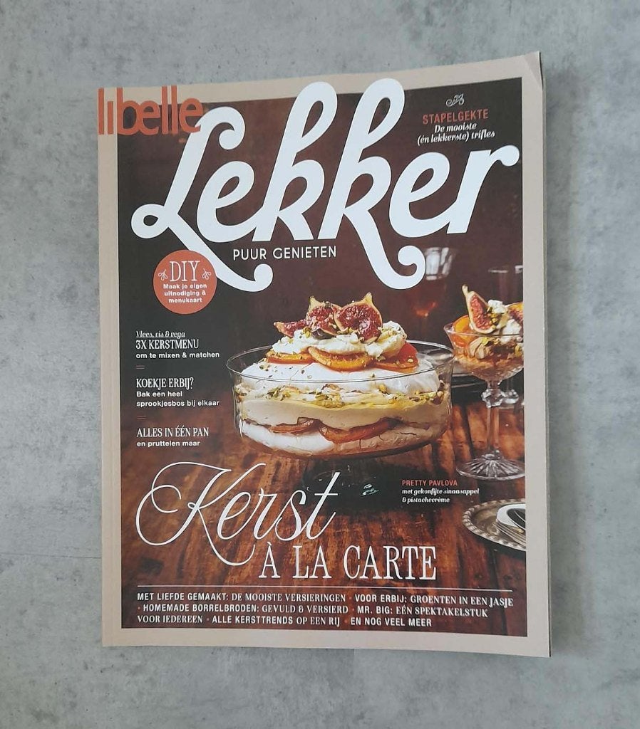 Libelle magazine " Lekker " met heerlijke gerechten, Hoofdgerechten, Libelle, Ophalen of Verzenden, Zo goed als nieuw