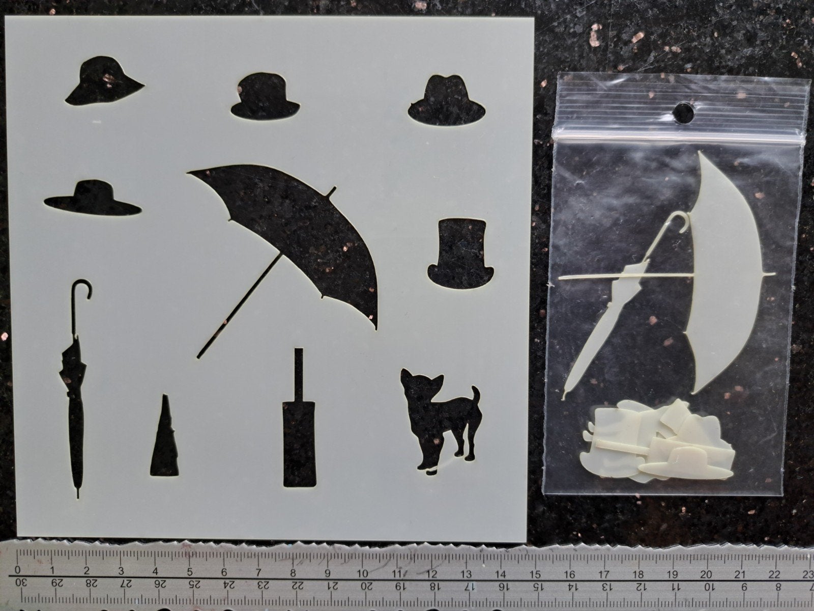 ANDY SKINNER STENCILS MASK SJABLOON KAARTEN MAAK JOURNALING, Ophalen of Verzenden, Nieuw, Frame of Mal