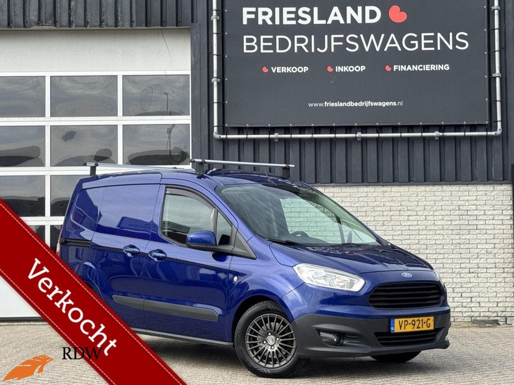 Ford Transit Courier 1.5 TDCI Trend VERKOCHT ! ! !, Auto's, Bestelauto's, Voorwielaandrijving, Euro 5, Stof, Zwart