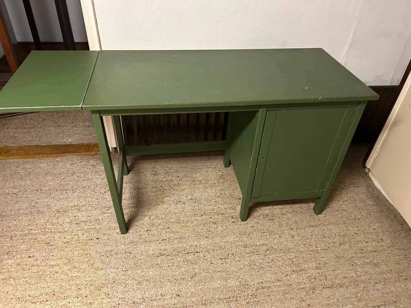 Oud houten bureau, Huis en Inrichting, Bureaus, Ophalen, Gebruikt