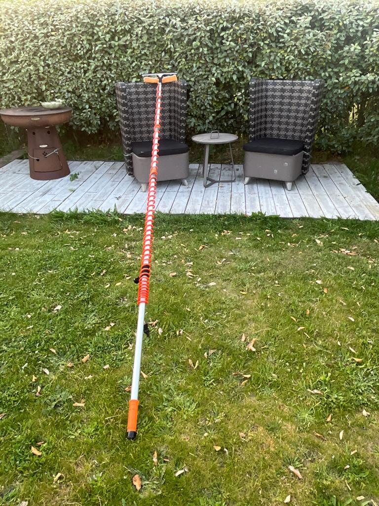 Telescopische wasborstel voor ramen en auto's, Ophalen of Verzenden, Zo goed als nieuw