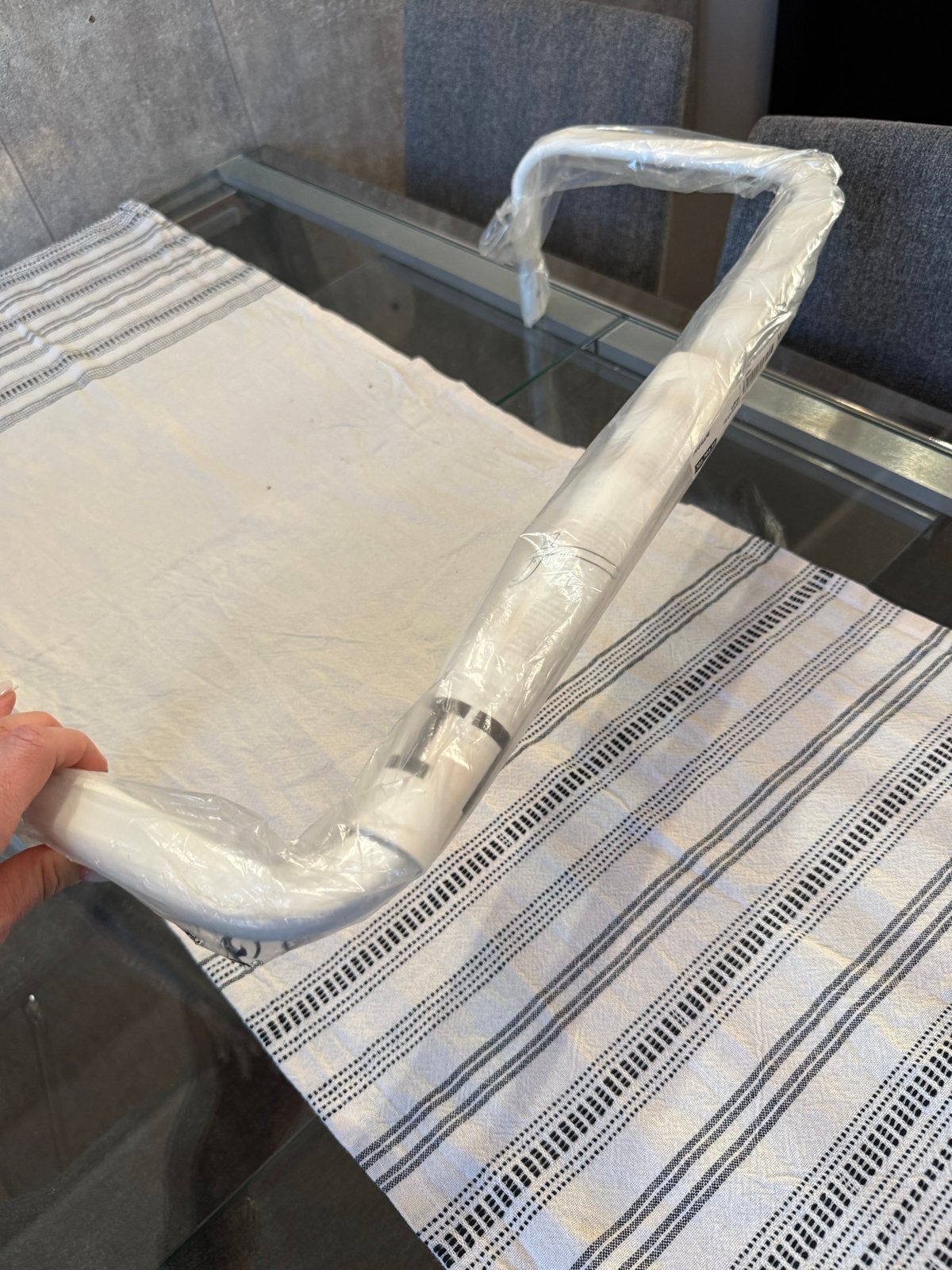 IKEA MULIG Kledingroede 60-90 cm, wit, Ophalen of Verzenden, Nieuw
