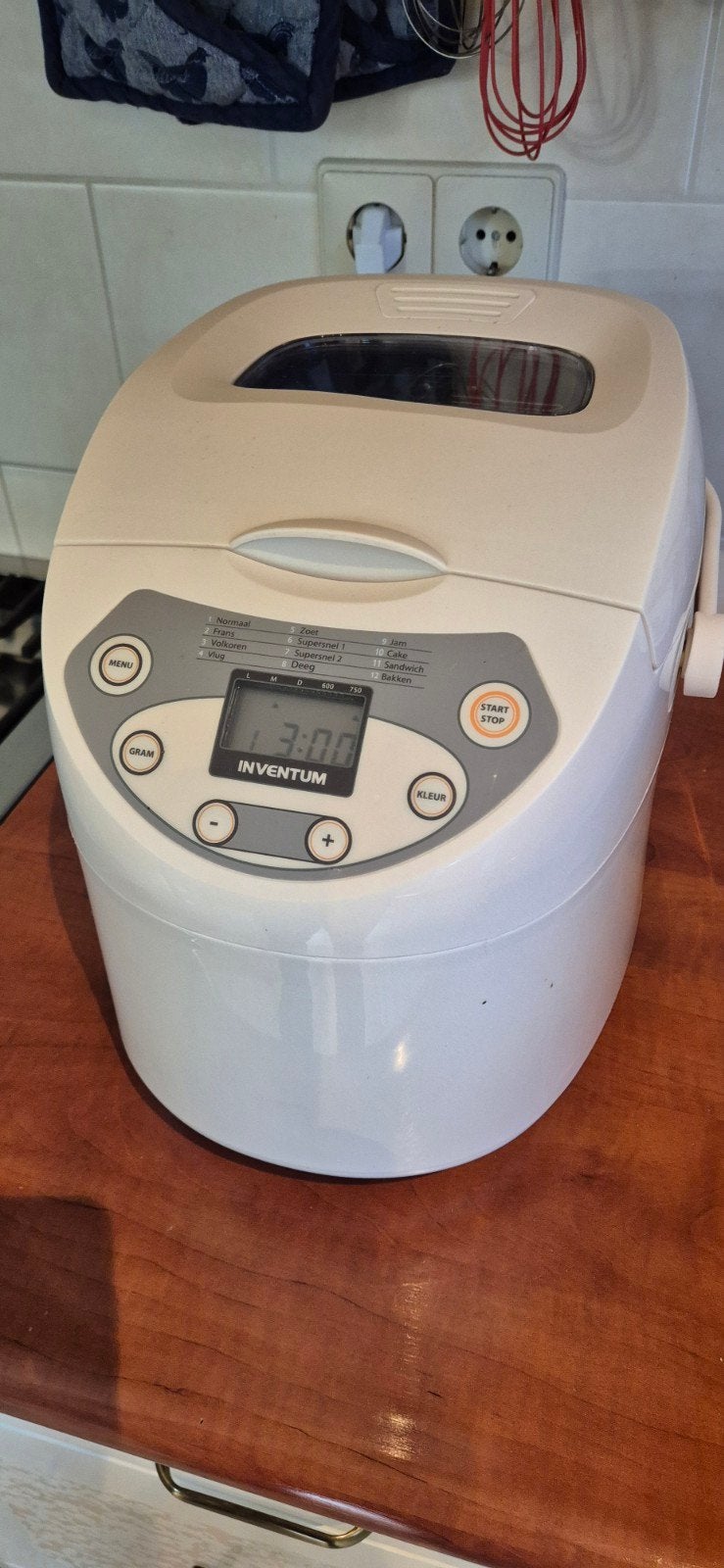 Broodbakmachine IVENTUM BM75,  zo goed als nieuw!!, Kijkvenster, Zo goed als nieuw, 400 tot 800 gram deeg, Ophalen