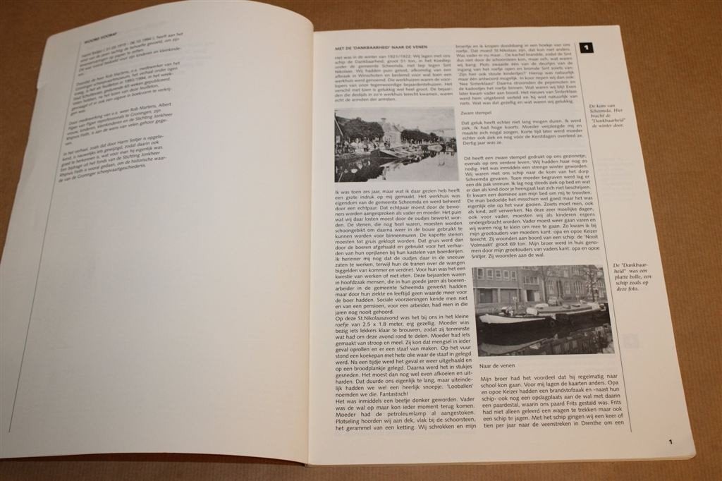 Biografie van een Binnenschipper — Levensverhaal Groningen, Ophalen of Verzenden, Gelezen