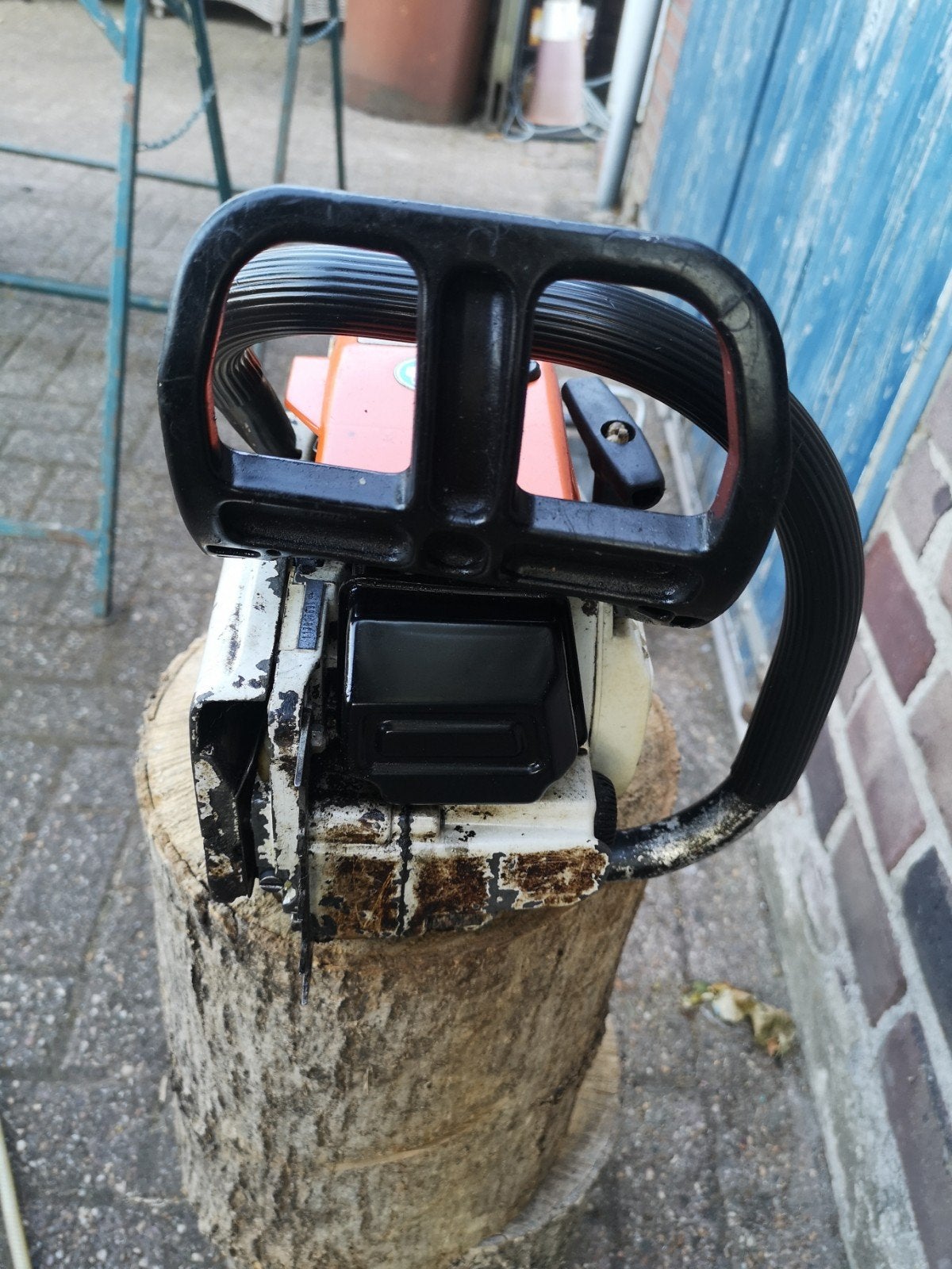 Stihl Wood Boss O24 AV Kettingzaag - Gebruikt, Tuin en Terras, Takkenscharen, Ophalen of Verzenden, Gebruikt, 30 t/m 39 mm, Stihl