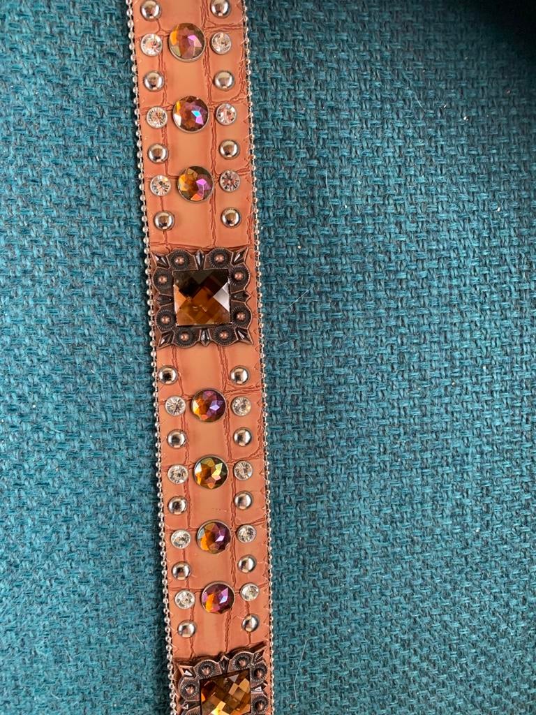 Western show riem maat 32, 80 tot 90 cm, Echt leder, Heupriem, Ophalen of Verzenden