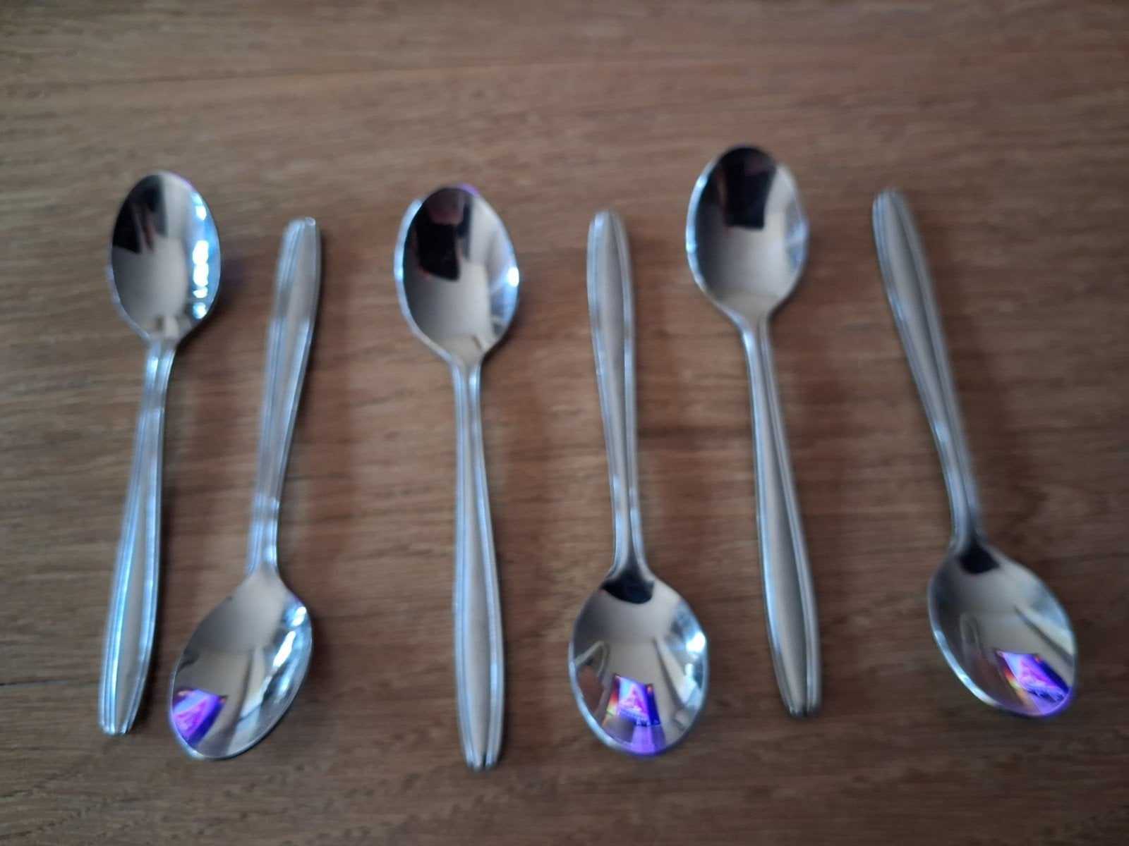 Advocaat lepels 6 x, Ophalen of Verzenden, Rvs of Chroom
