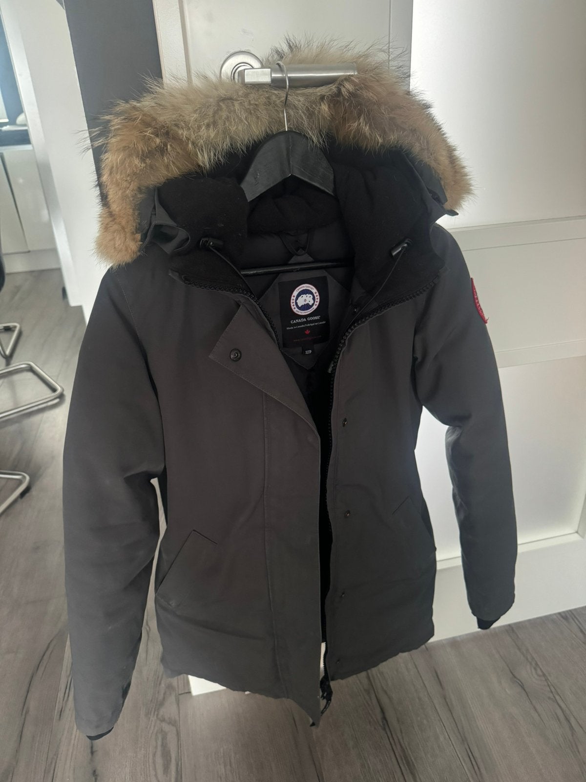 Canada goose victoria parka XS, Ophalen, Gedragen, Maat 34 (XS) of kleiner, Grijs