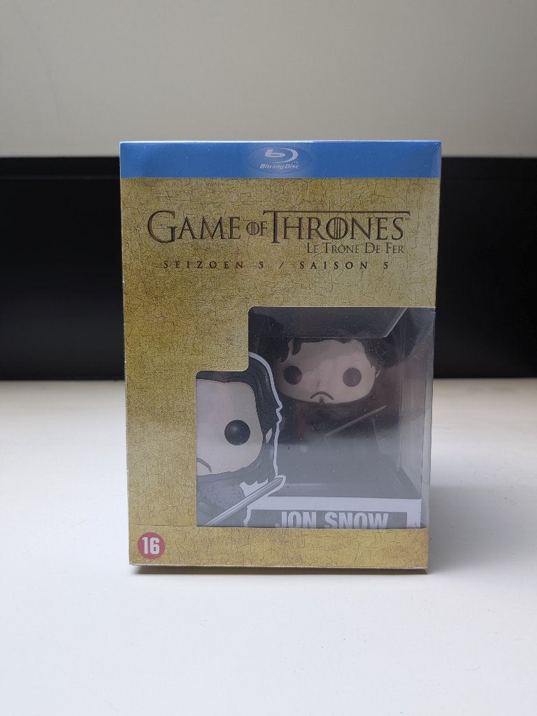 Game of Thrones Seizoen 5 met Funko Pop Jon Snow #07 (nieuw), Vanaf 16 jaar, Inclusief boekje, Spaans, Ophalen of Verzenden