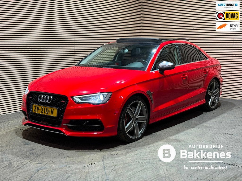 Audi S3 Limousine 2.0 TFSI quattro | Vol onderhoud | Pano |, Auto's, Audi, S3, Gebruikt, 4 cilinders, 1984 cc