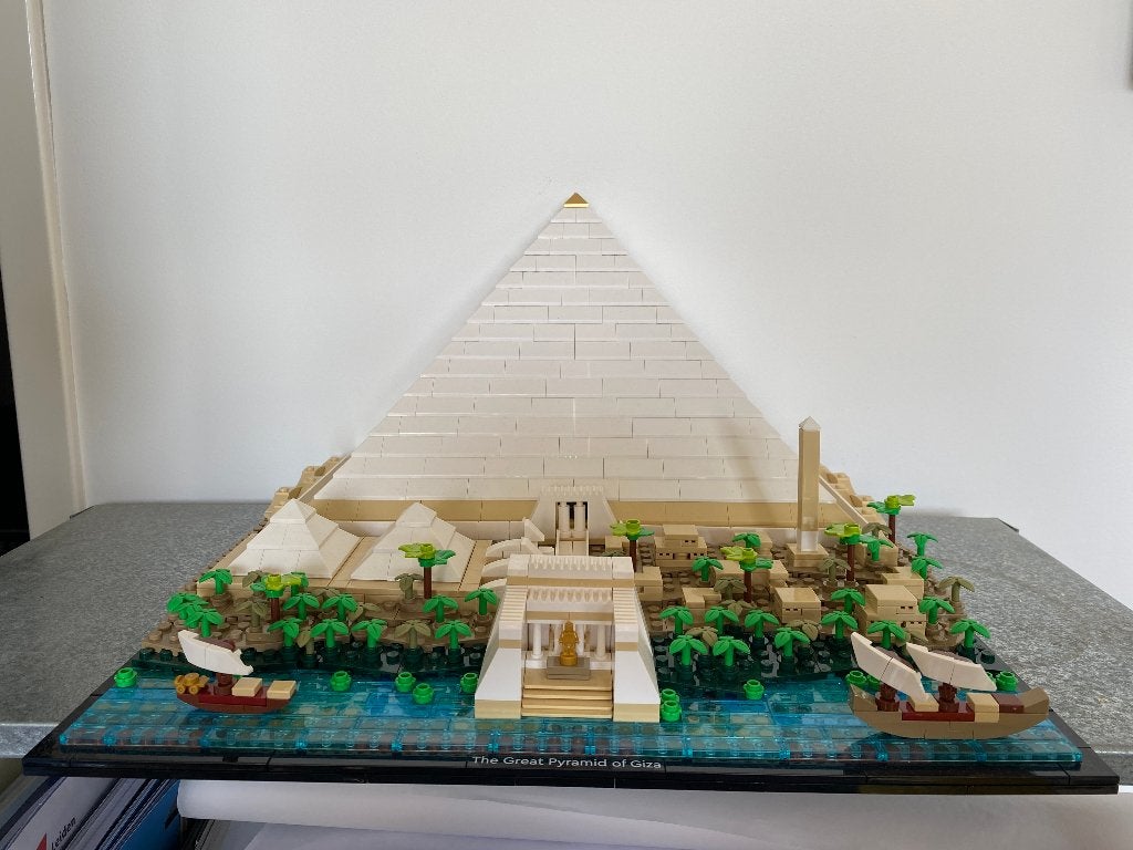 LEGO Architecture Grote Piramide van Gizeh, Ophalen, Zo goed als nieuw, 1:144 of kleiner