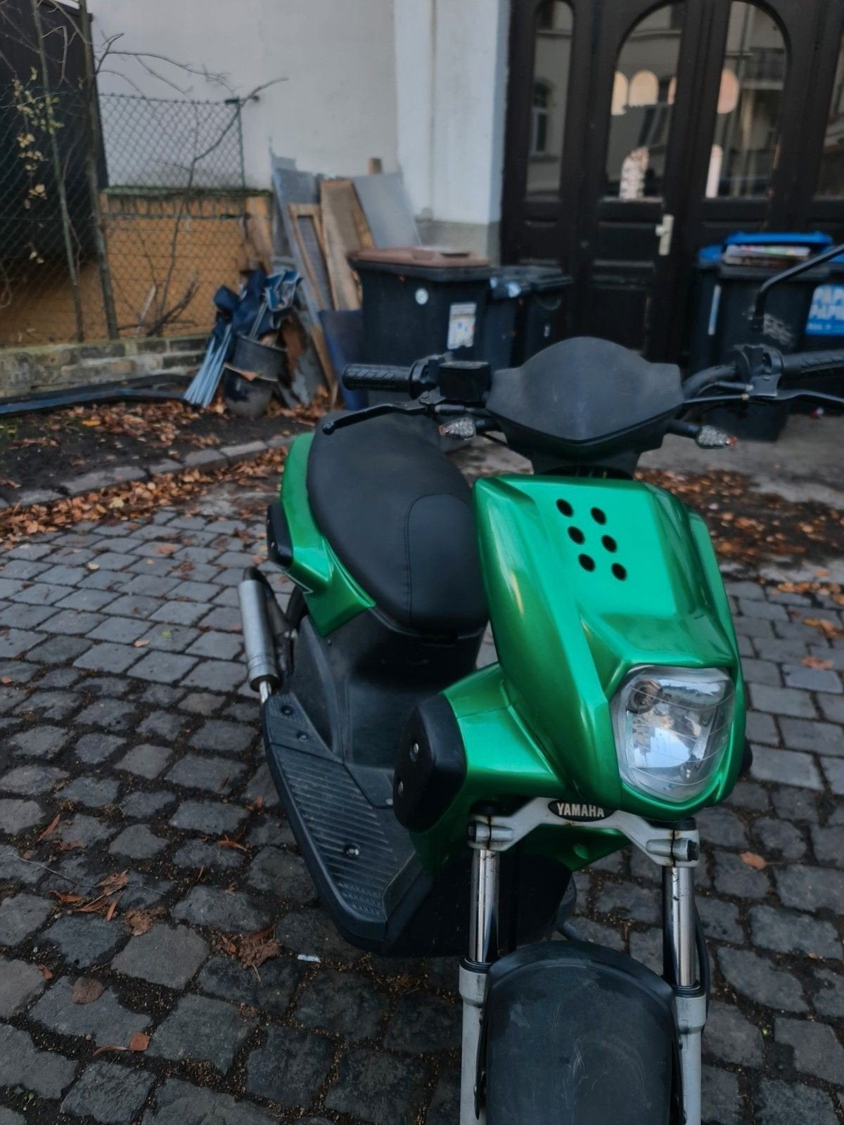 Yamaha slider scooter, Ophalen