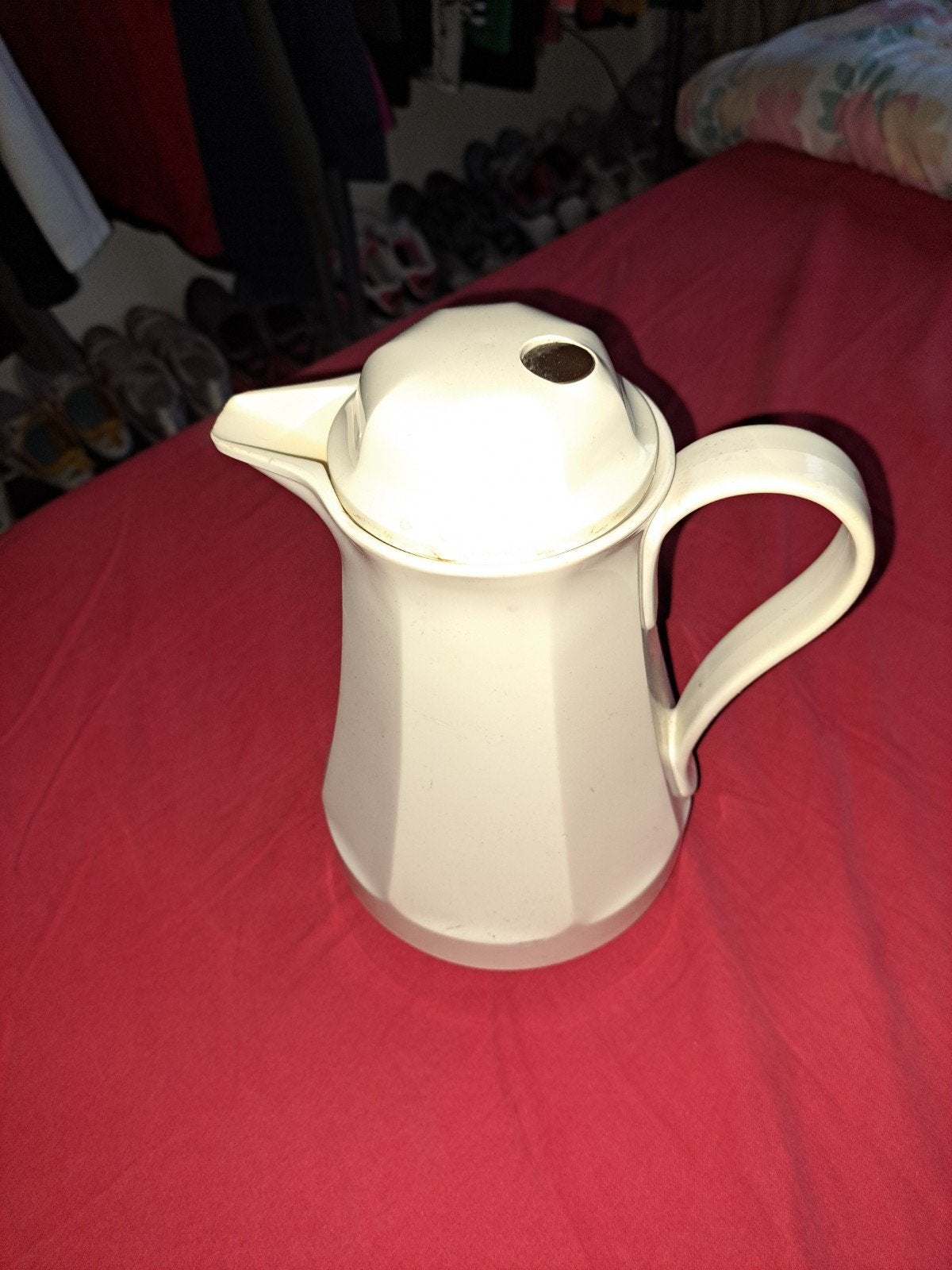 Vintage Dr. Zimmermann Thermoskan - Made in West Germany, Gebruikt, Kunststof, Ophalen of Verzenden, Overige merken