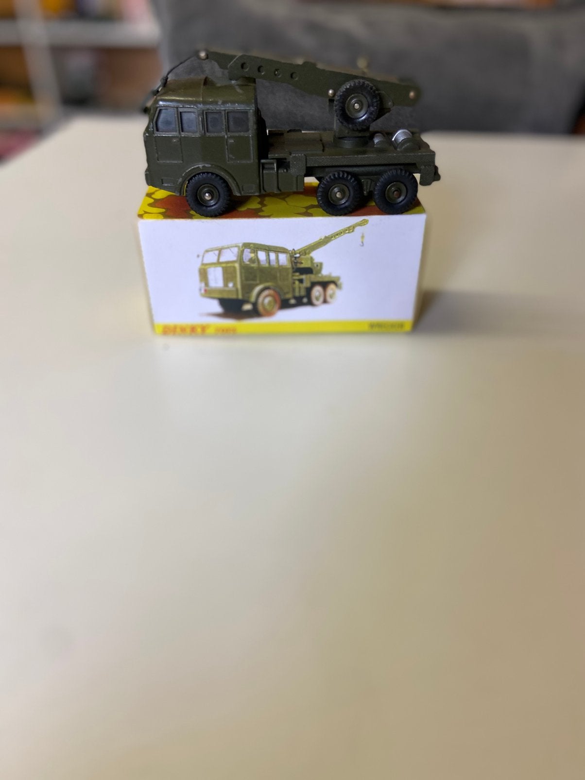 Dinky militair 806 berliet wrecker, Ophalen of Verzenden, Zo goed als nieuw, Auto, Dinky Toys