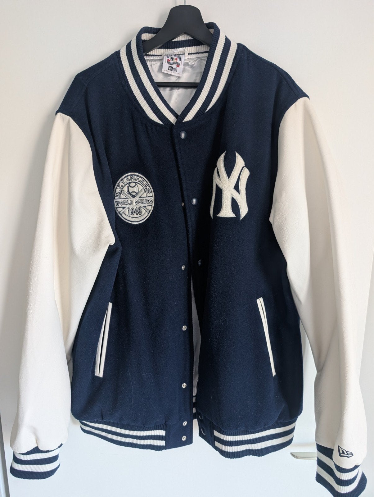 New York Yankees MLB Varsity Jacket -XXL  Cooperstown Collec, Blauw, Overige maten, Ophalen of Verzenden, Zo goed als nieuw